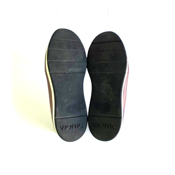 VIONIC Cosmic Cameo Camo Slip On Shoes Maroon Sz 10 42 Wide Dk Red Comfort - Picture 15 of 15